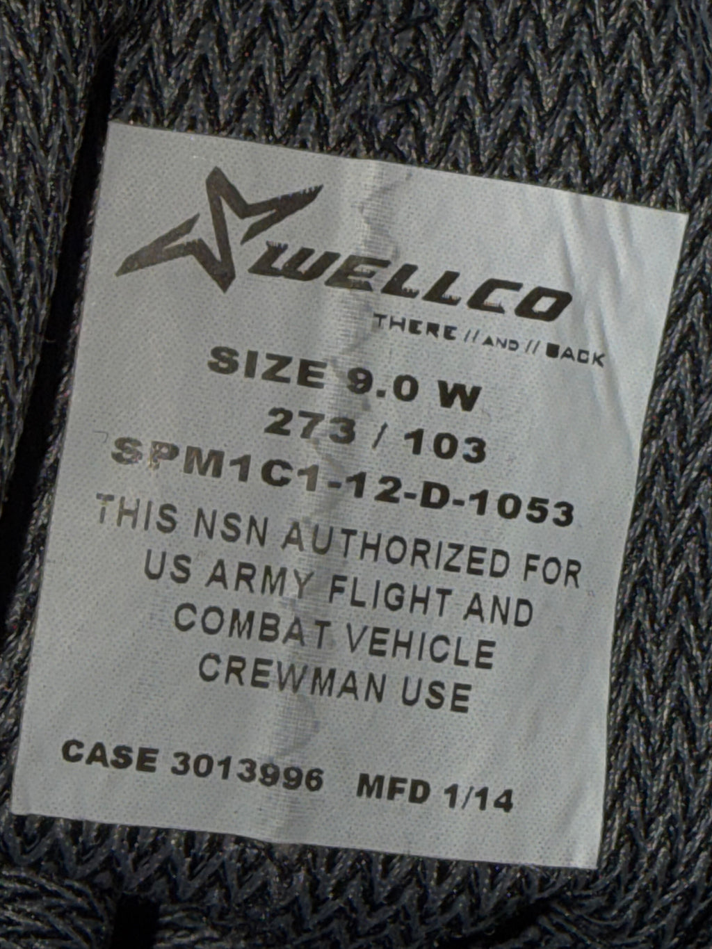 Wellco US Army Combat Boots Tan Military Tactical Size 9W Desert Boots