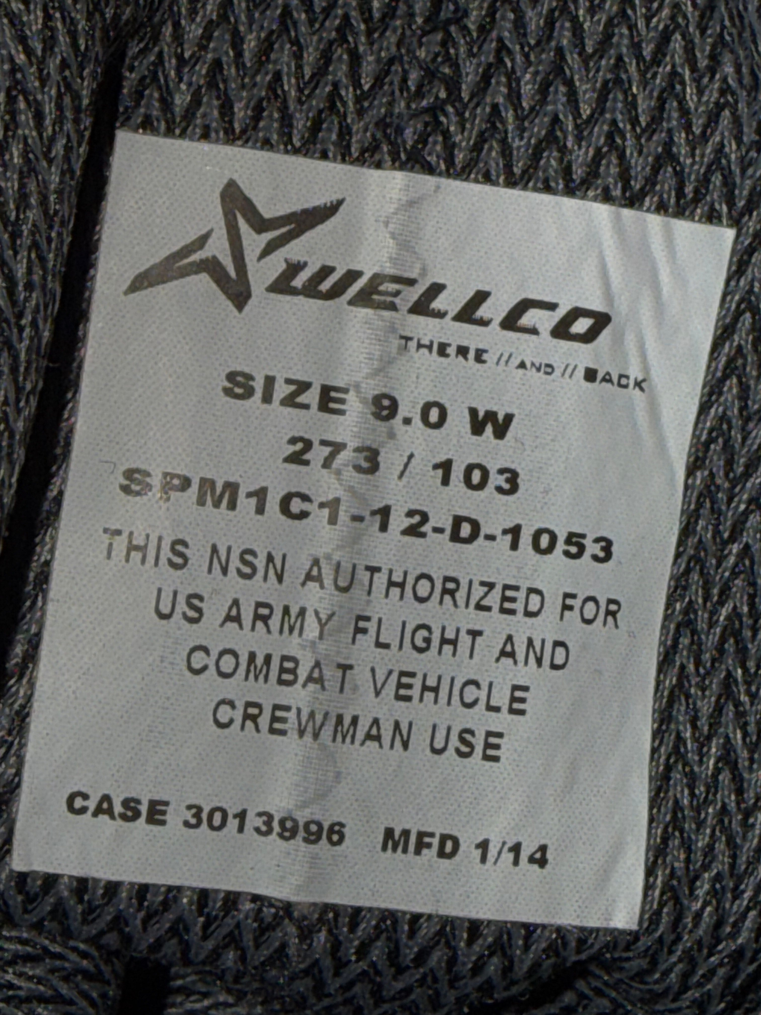 Wellco US Army Combat Boots Tan Military Tactical Size 9W Desert Boots