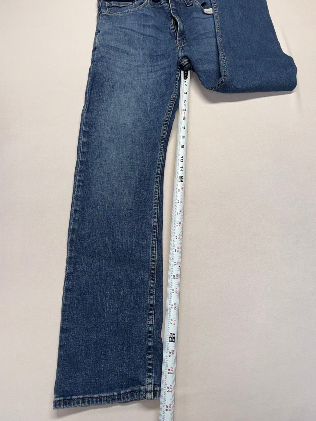 Levi Strauss Signature S51 Straight Jeans Men's 34x30 Blue Denim