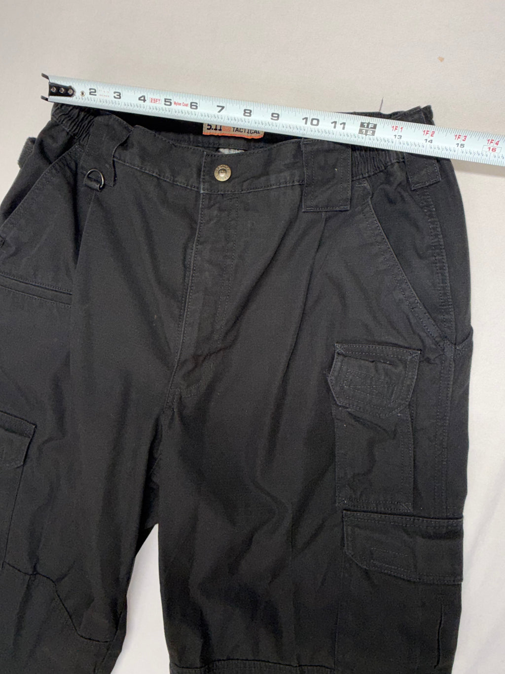 5.11 Tactical Black Cargo Pants Men's 34x32 Utility Duty Pants - Excellent Used