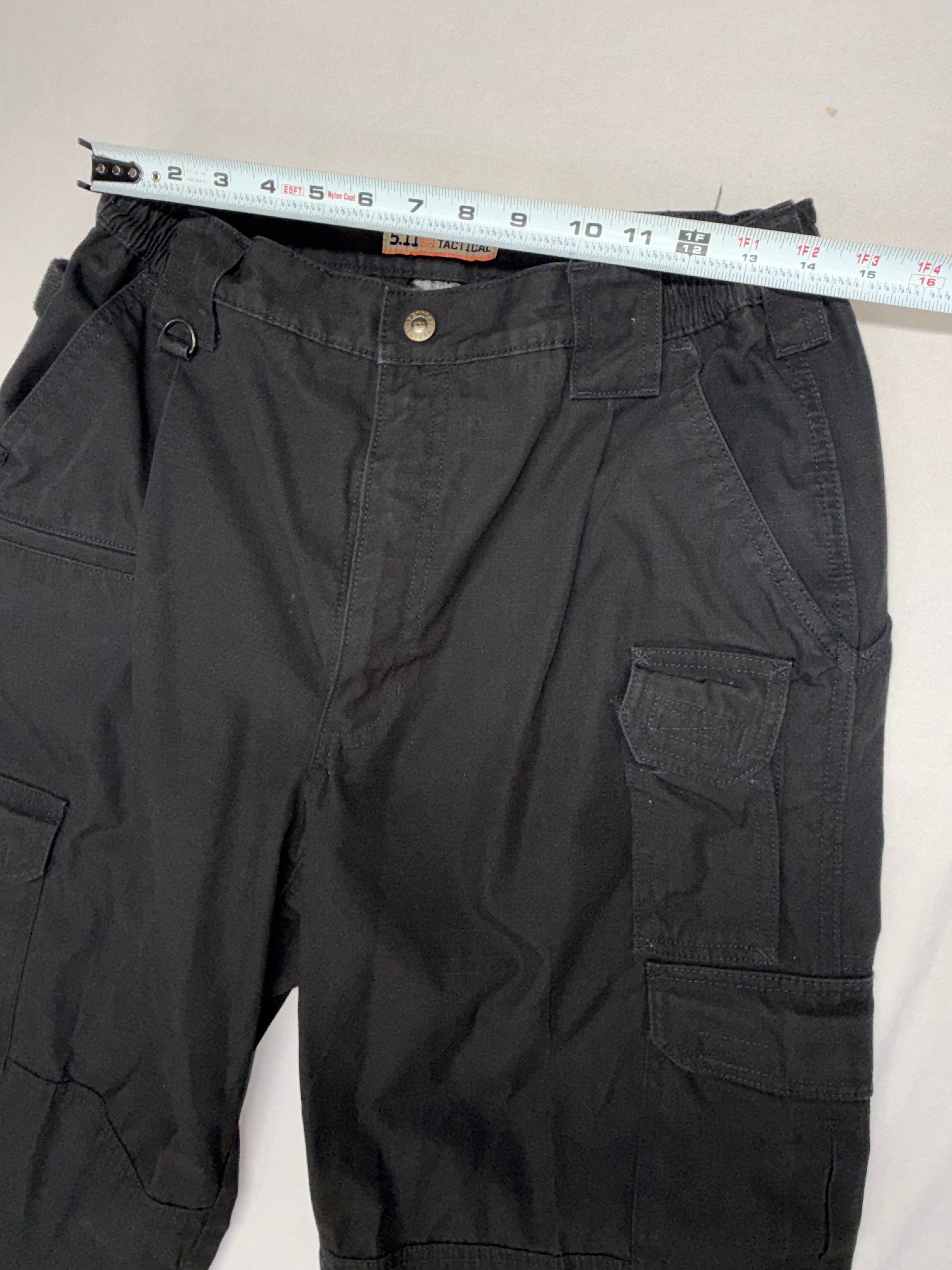 5.11 Tactical Black Cargo Pants Men's 34x32 Utility Duty Pants - Excellent Used