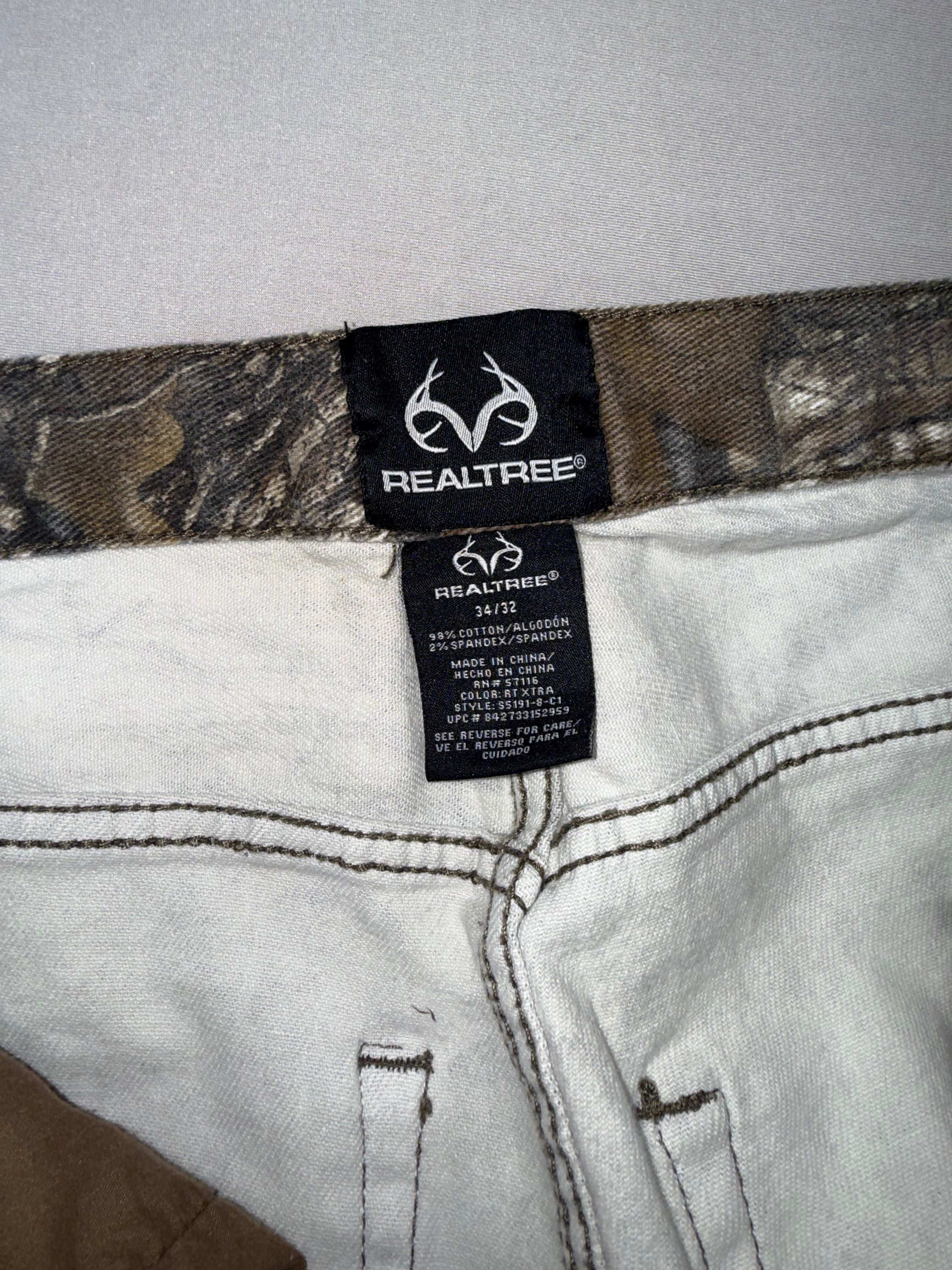 Realtree Camo Hunting Pants Men's 34x32 Outdoor Camouflage Pants