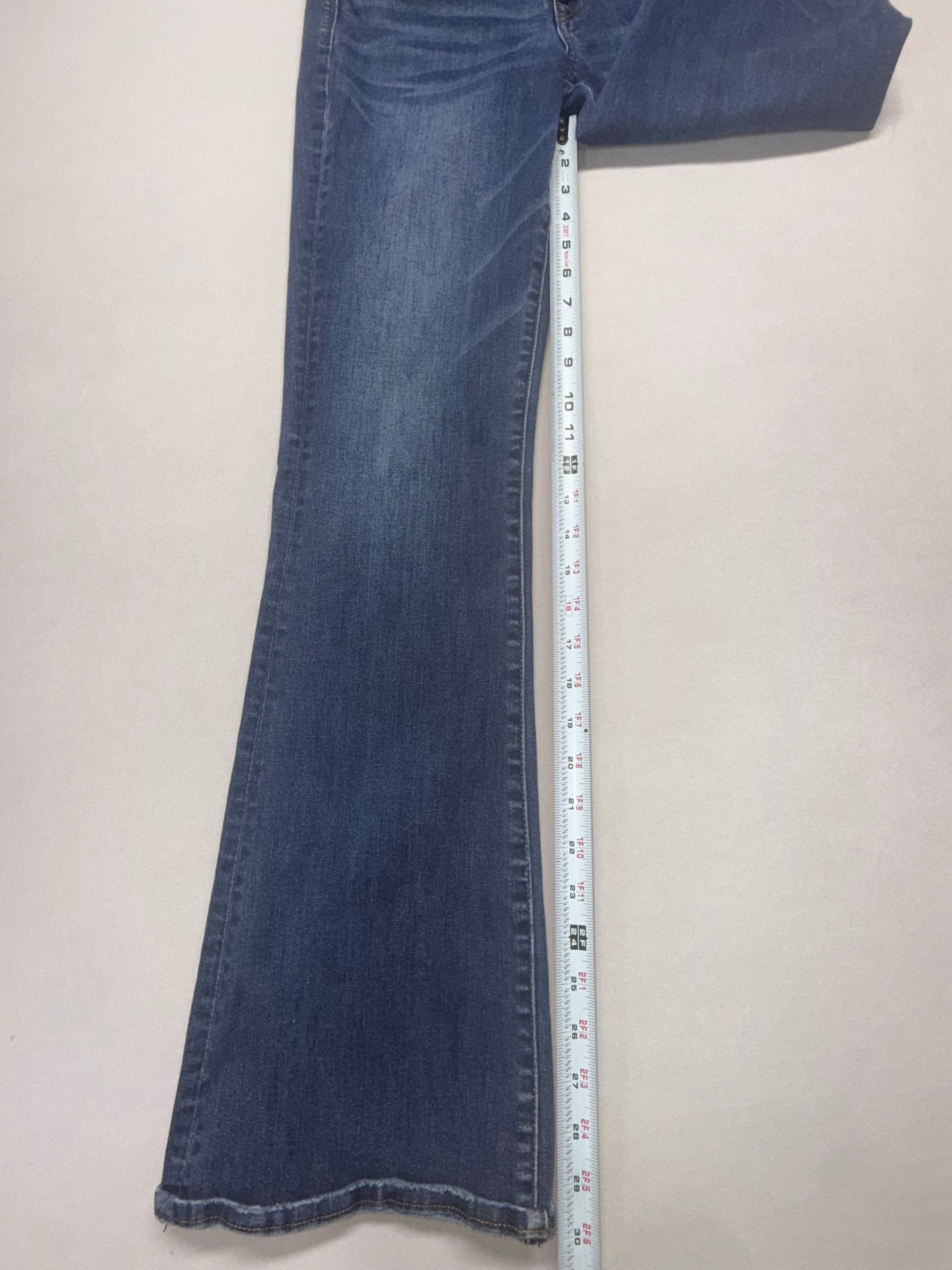 American Eagle Women's Bootcut Jeans Size 10 Long Medium Wash Stretch Denim