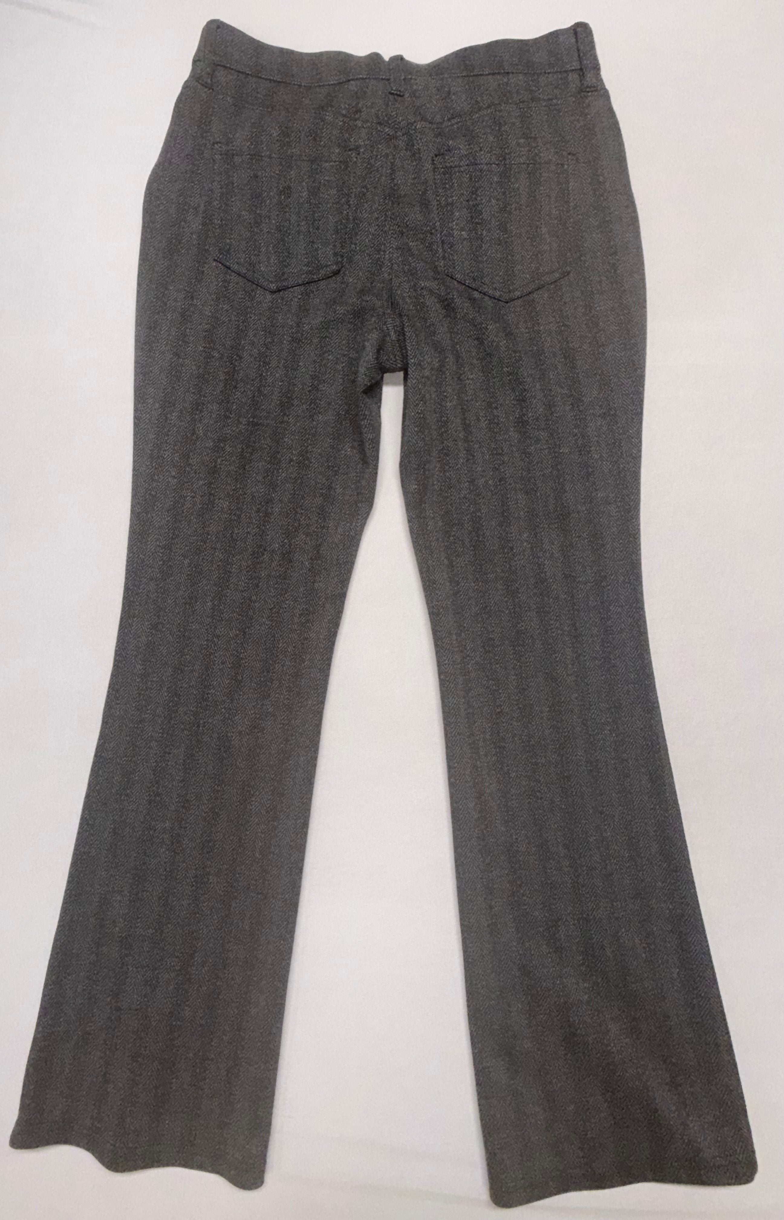 Simply Vera Vera Wang Charcoal Bootcut Pants - Women's Medium - Stretch Knit Dress Pant