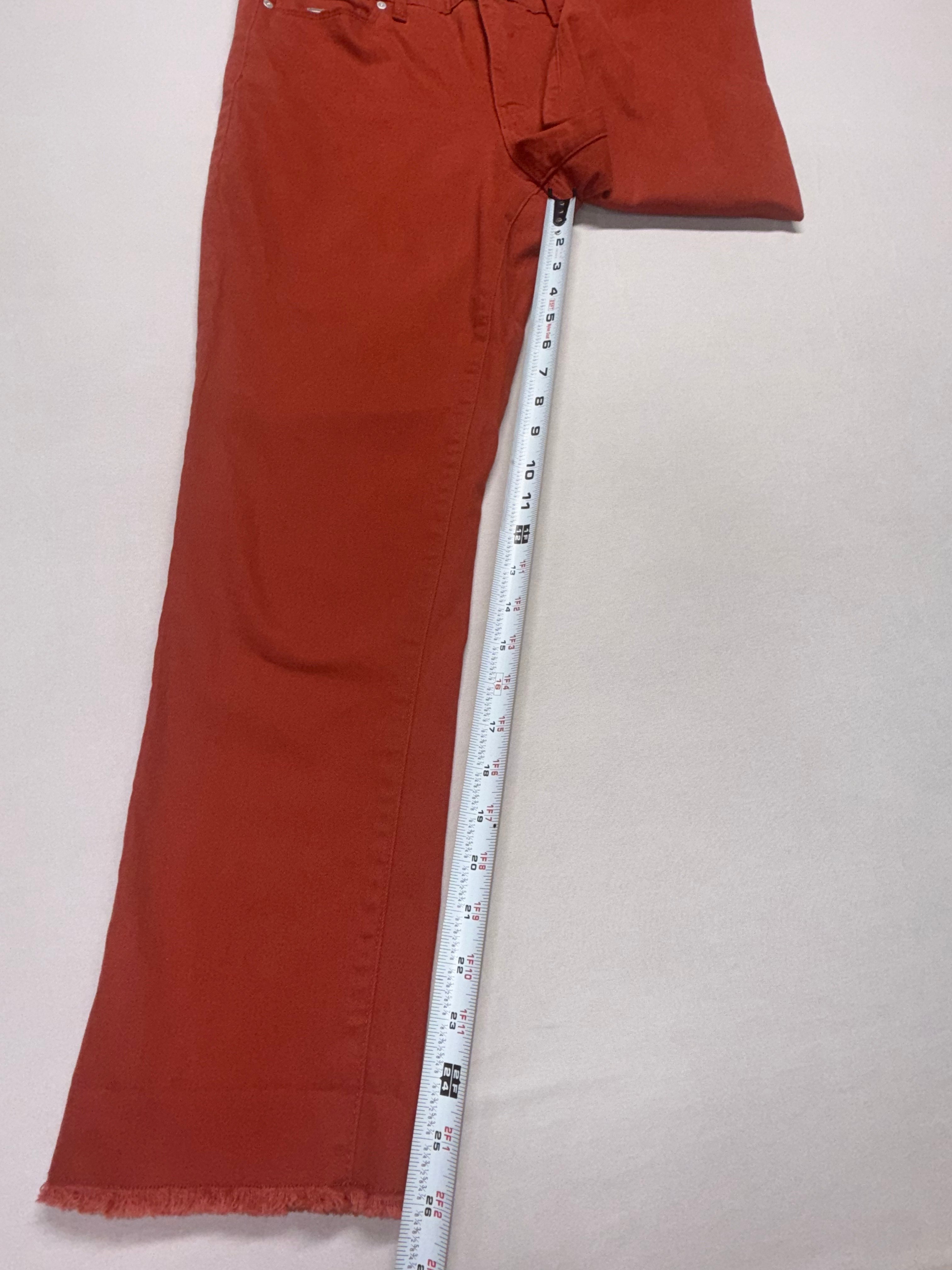 Nine West Gramercy Crop Red jeans - Women's Size 8 - Mid Rise Slim Fit