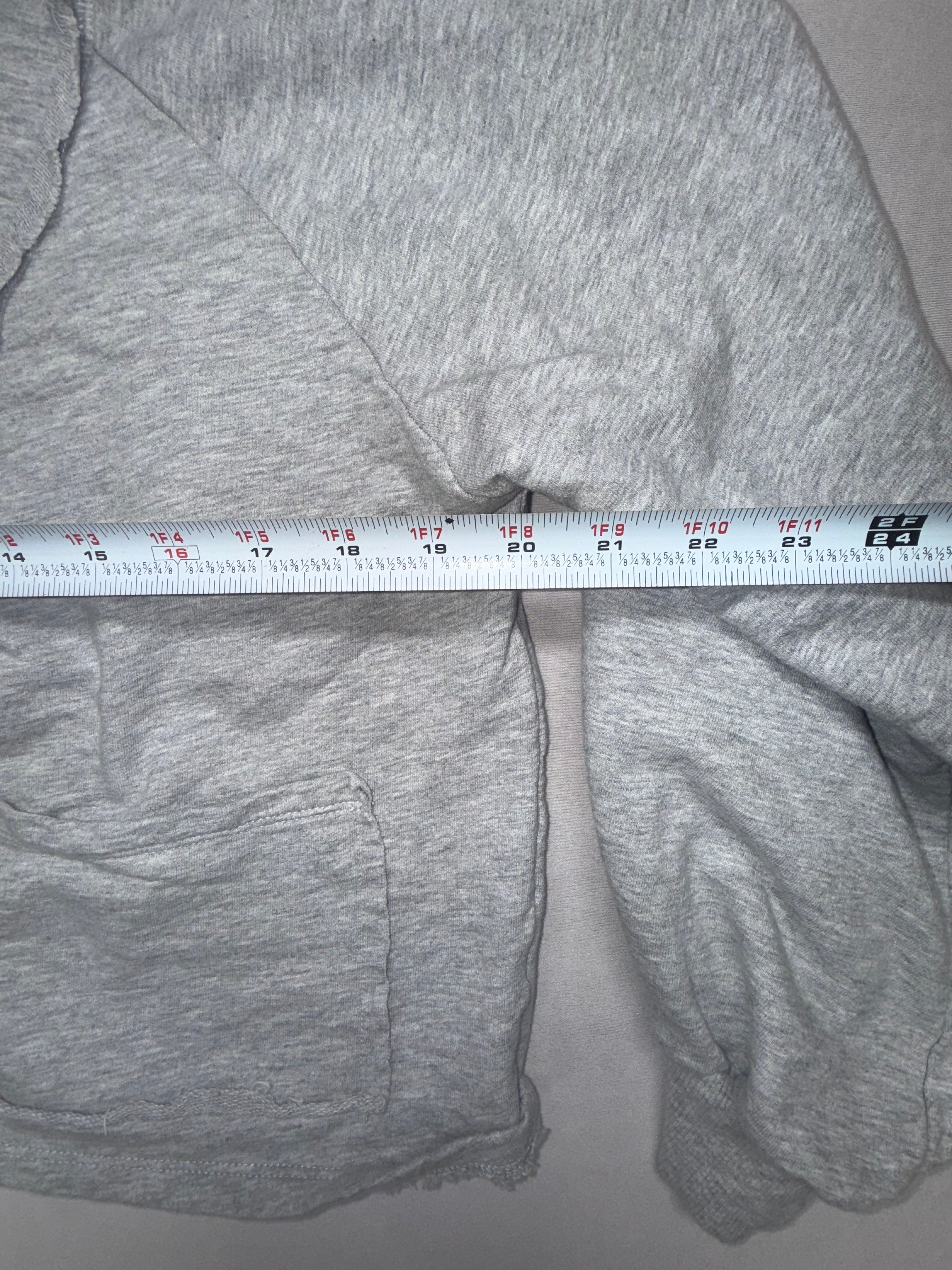 Zenana Cropped Gray Button Cardigan - Women's Medium - 100% Cotton Lightweight Sweater