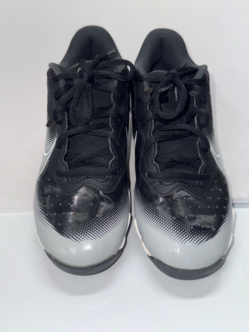 Nike Youth Baseball Cleats Size %Y Blick Gray Molded Studs DJ6525-011