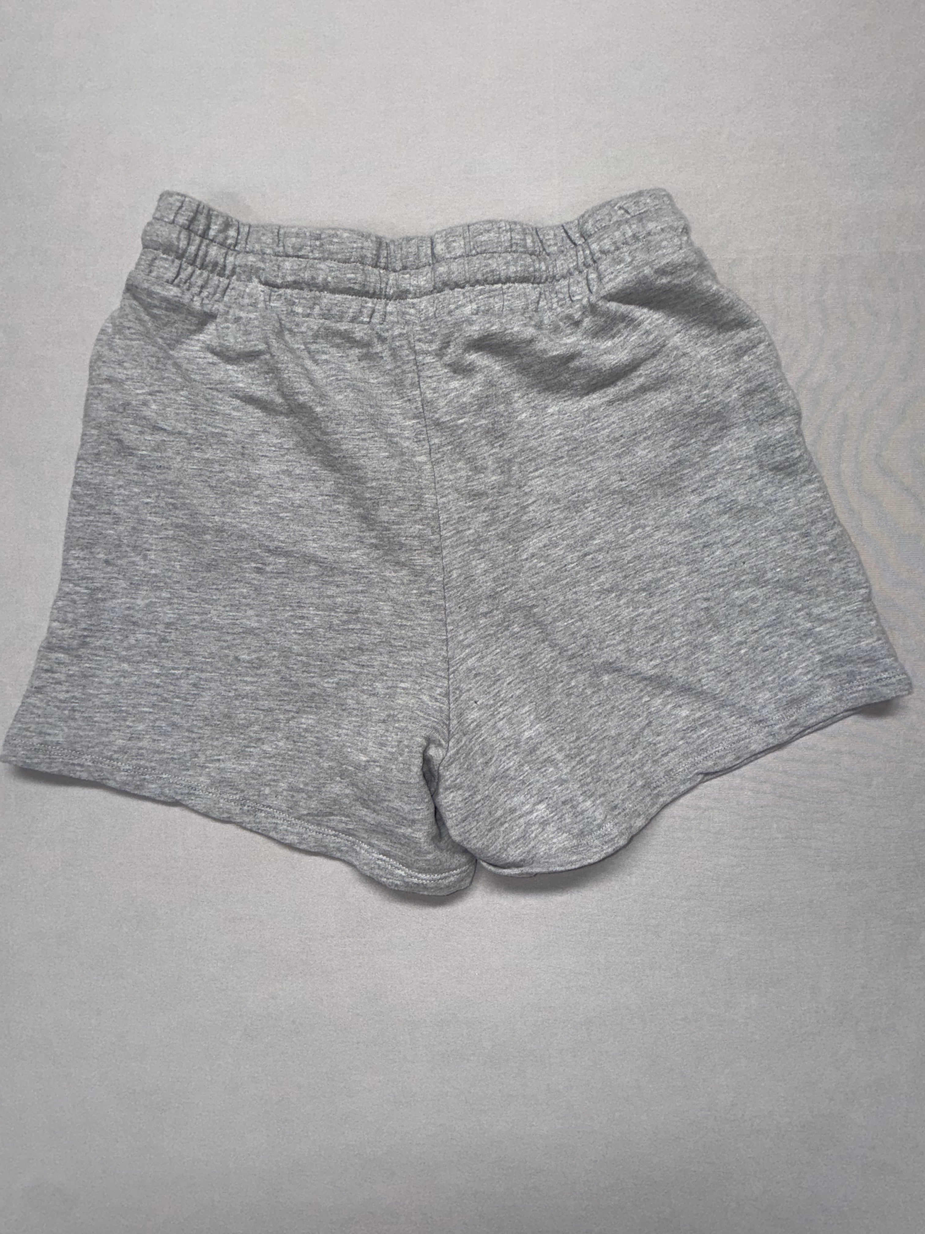 Zenana Women's Gray Lounge Shorts - Elastic Waist Drawstring Size M