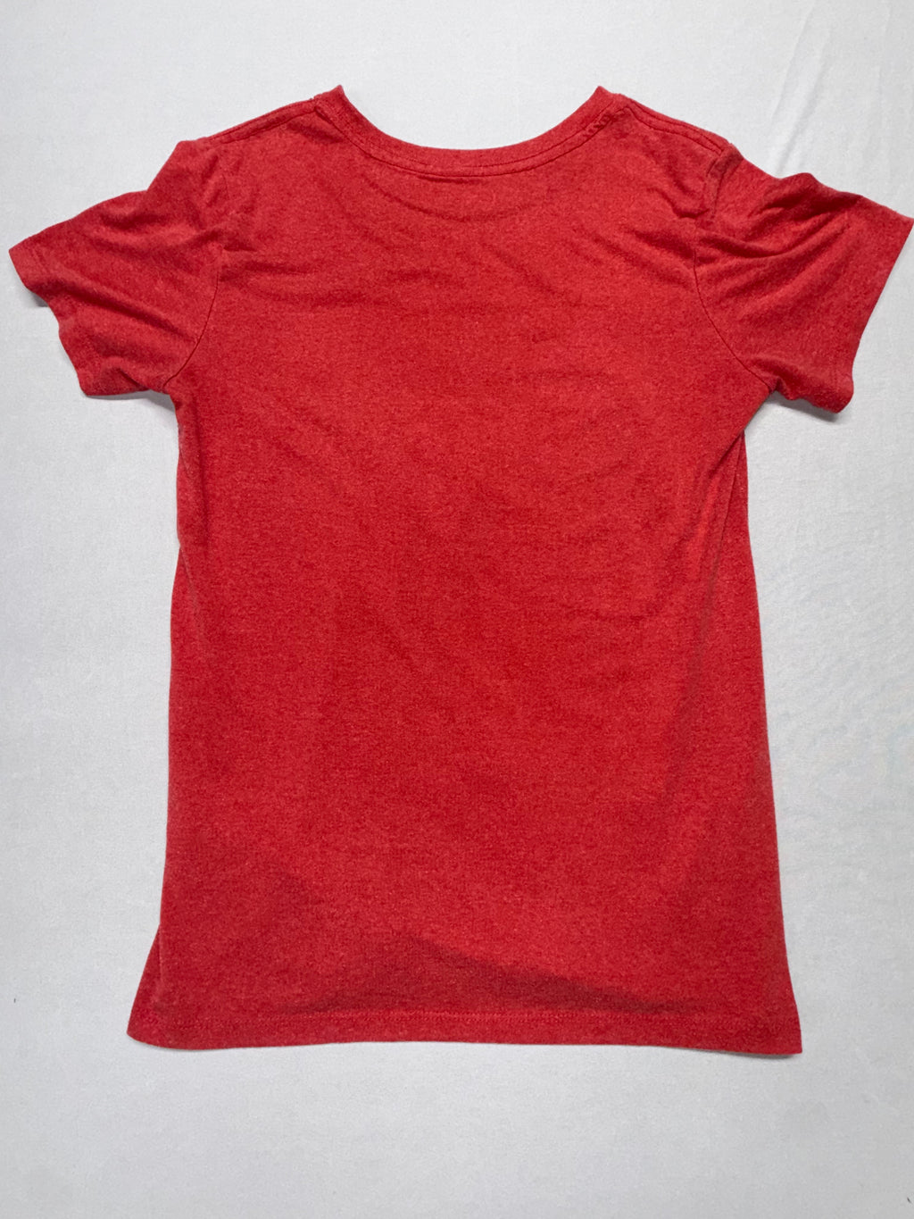 Holiday Time Kids Christmas Shirt Size 4-6 Small Merry Christmas Red Short Sleeve Tee