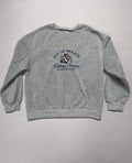 SHIEN Women's Large Gray Sweatshirt Out of Breath Hiking Society Graphic Crewneck L