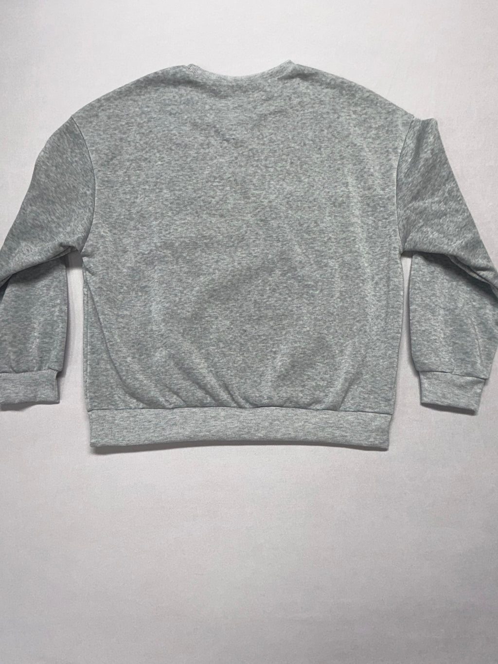 SHIEN Women's Large Gray Sweatshirt Out of Breath Hiking Society Graphic Crewneck L