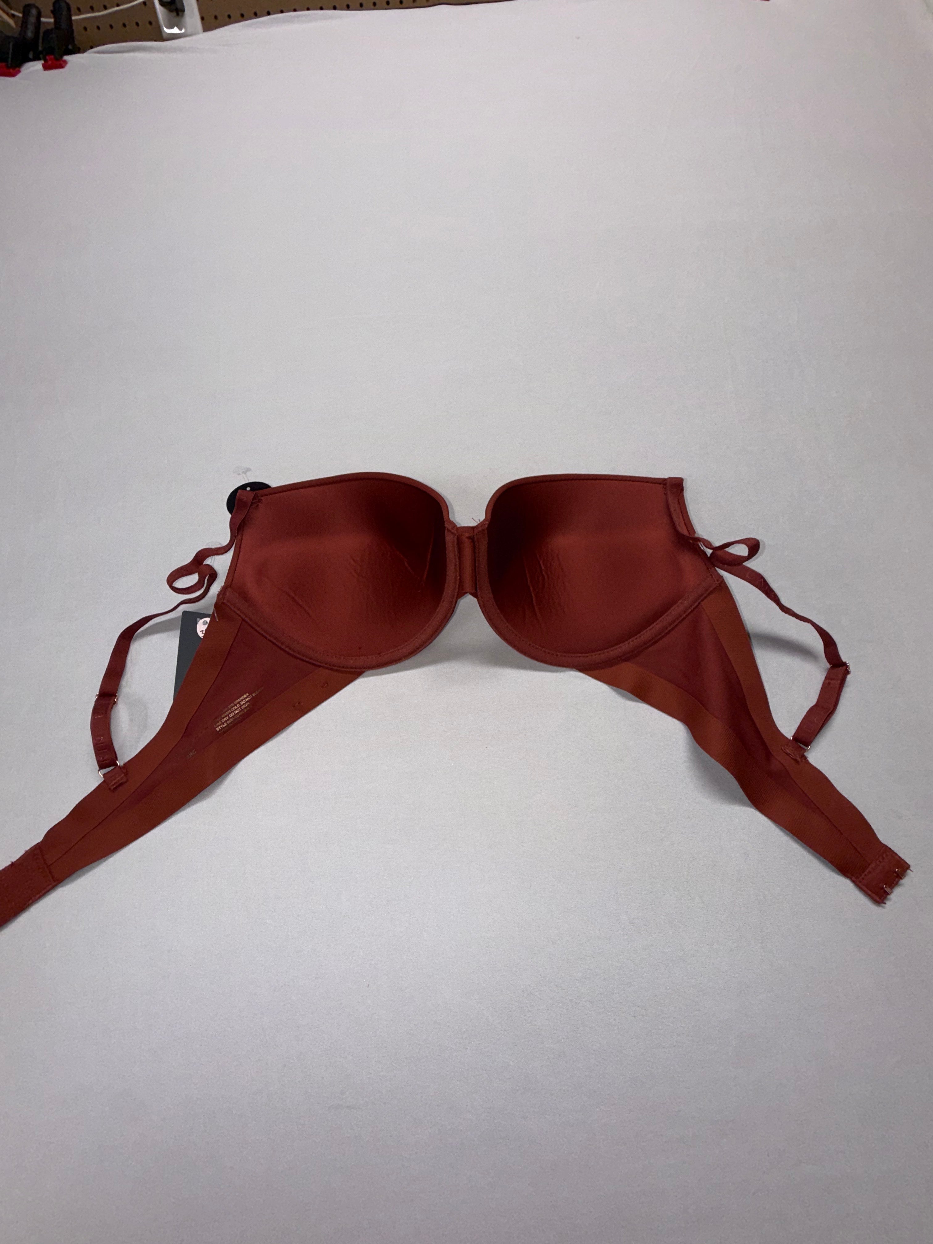 Danskin Intimates Bra New with Tap Retail $64 Rust Orange Padded Bra Women's