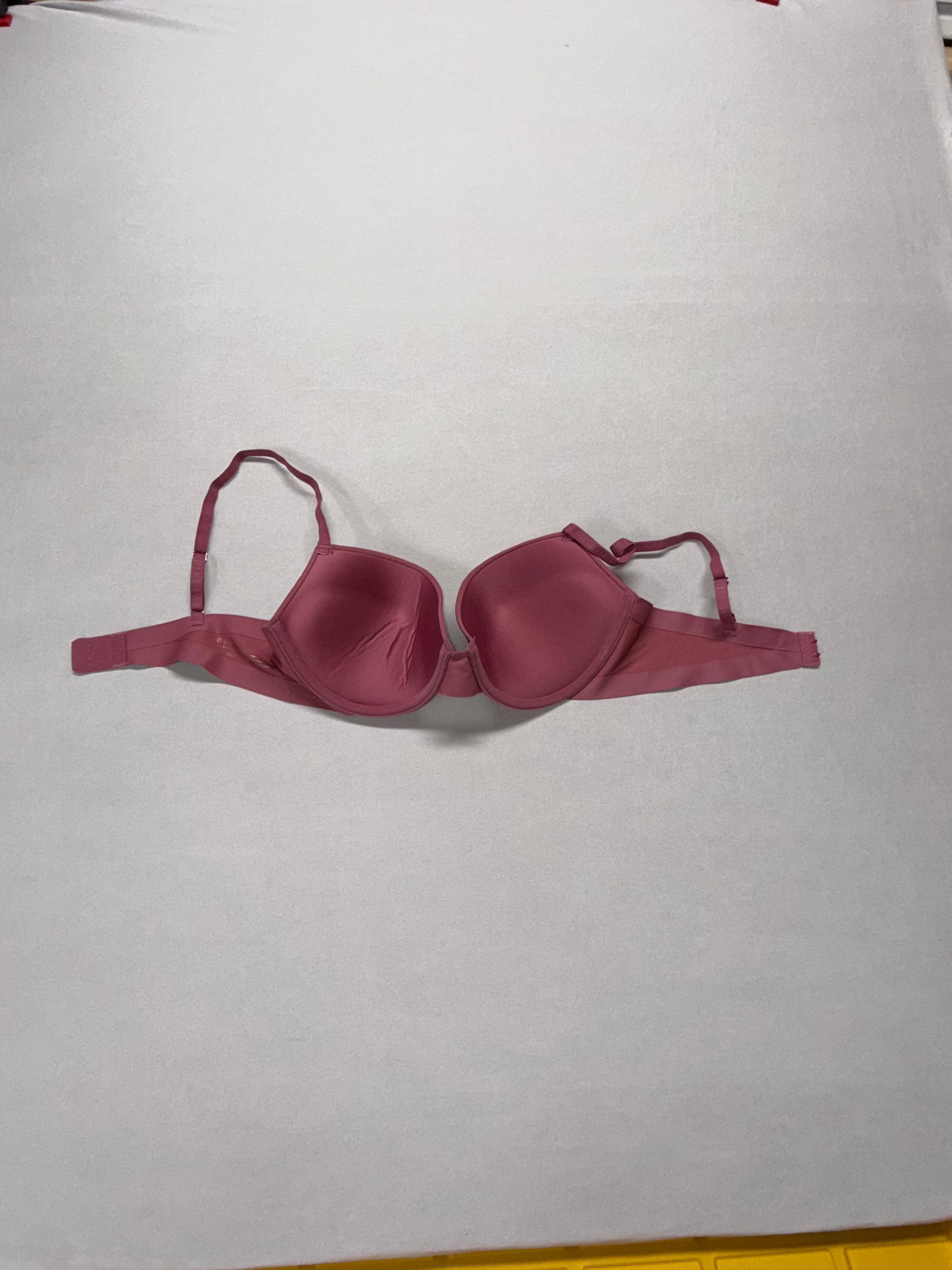 Danskin Intimates Bra 38C Rust Orange T-Shirt Bra Padded Underwire Adjustable Straps Women