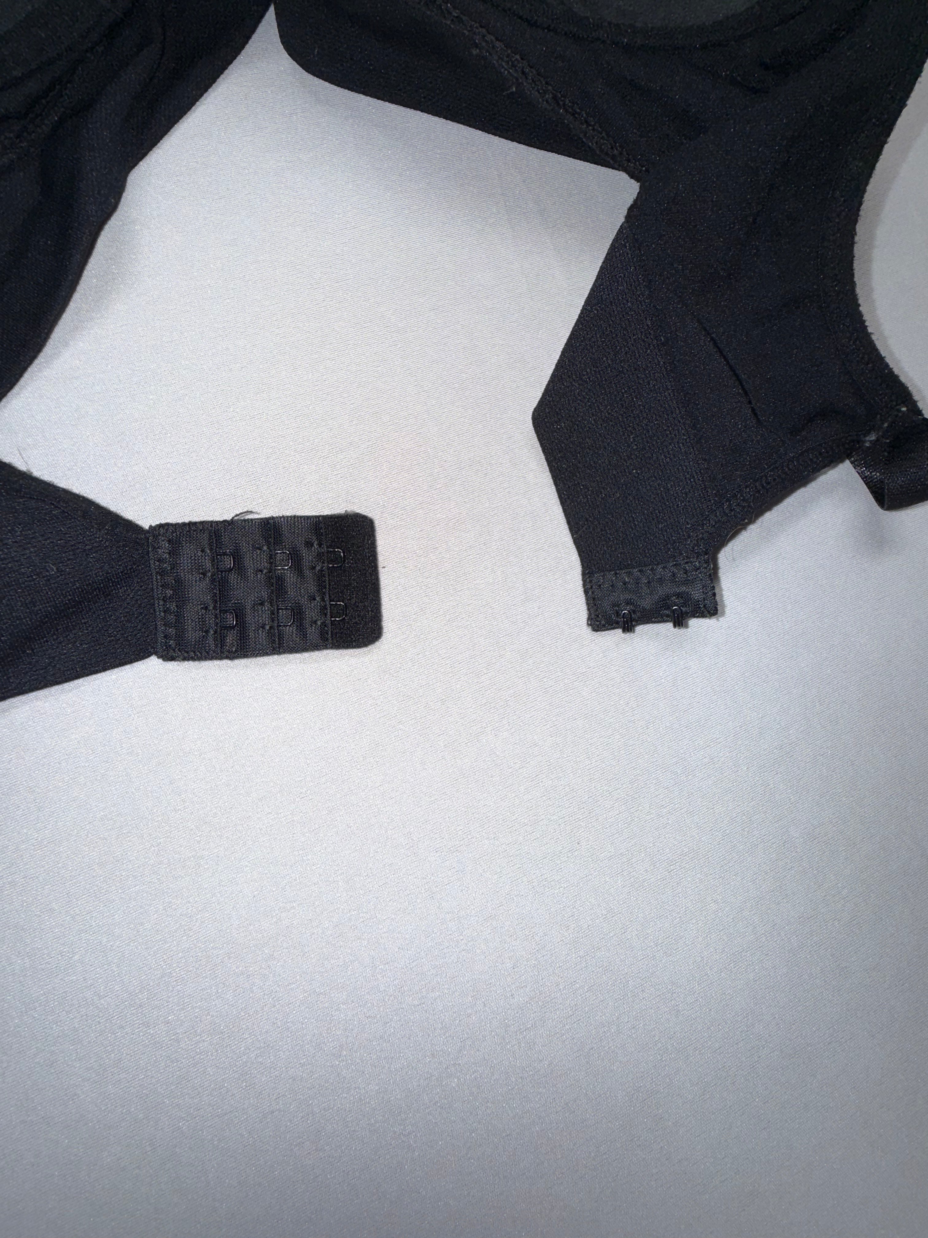 Black Lace Trim Bra Women Everyday T-Shirt Bra Padded Underwire Adjustable Straps