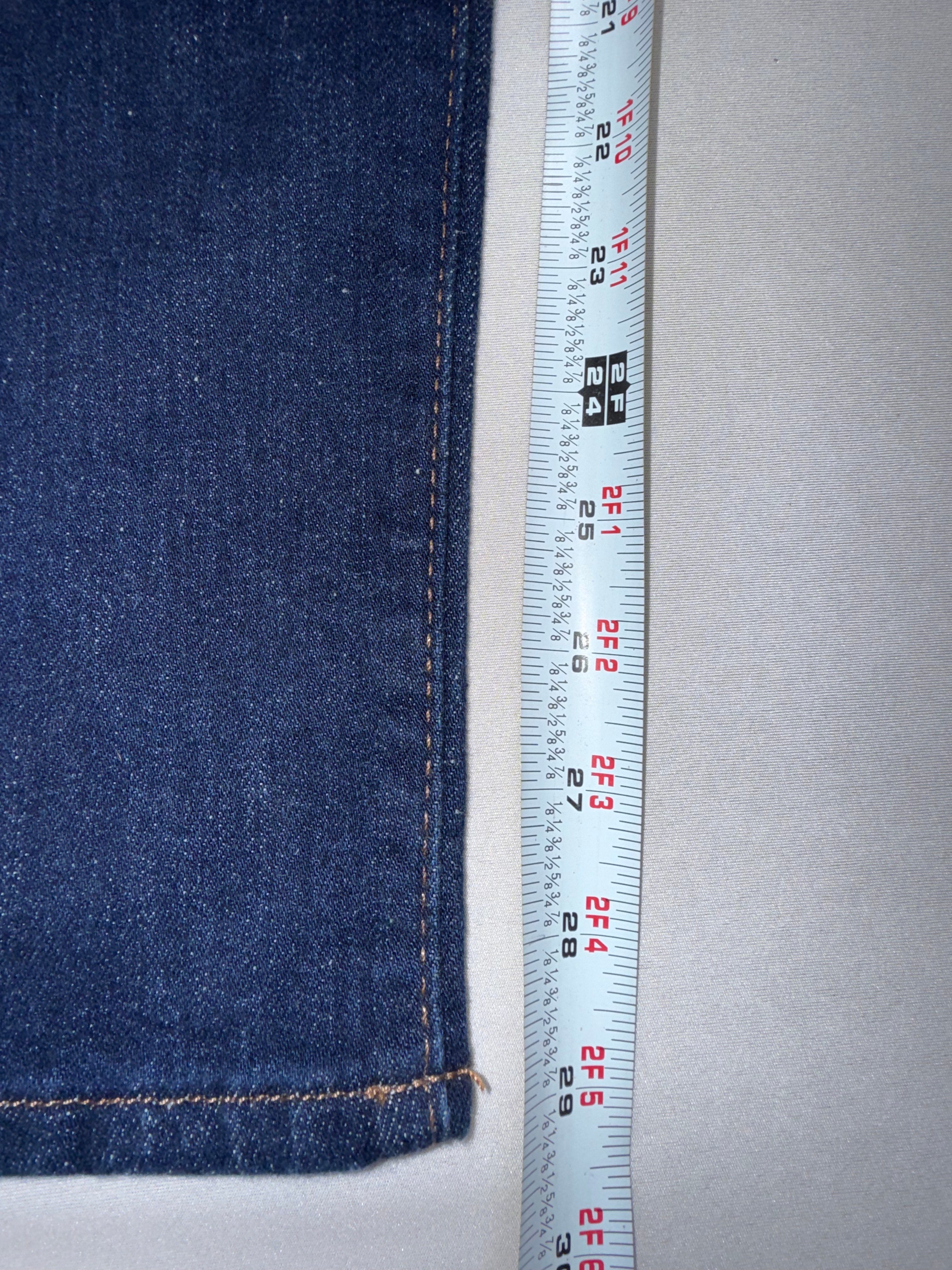 LOFT Ann Tayor Women Jeans Size 26 Blue Skinny Straight Denim Mid Rise Stretch