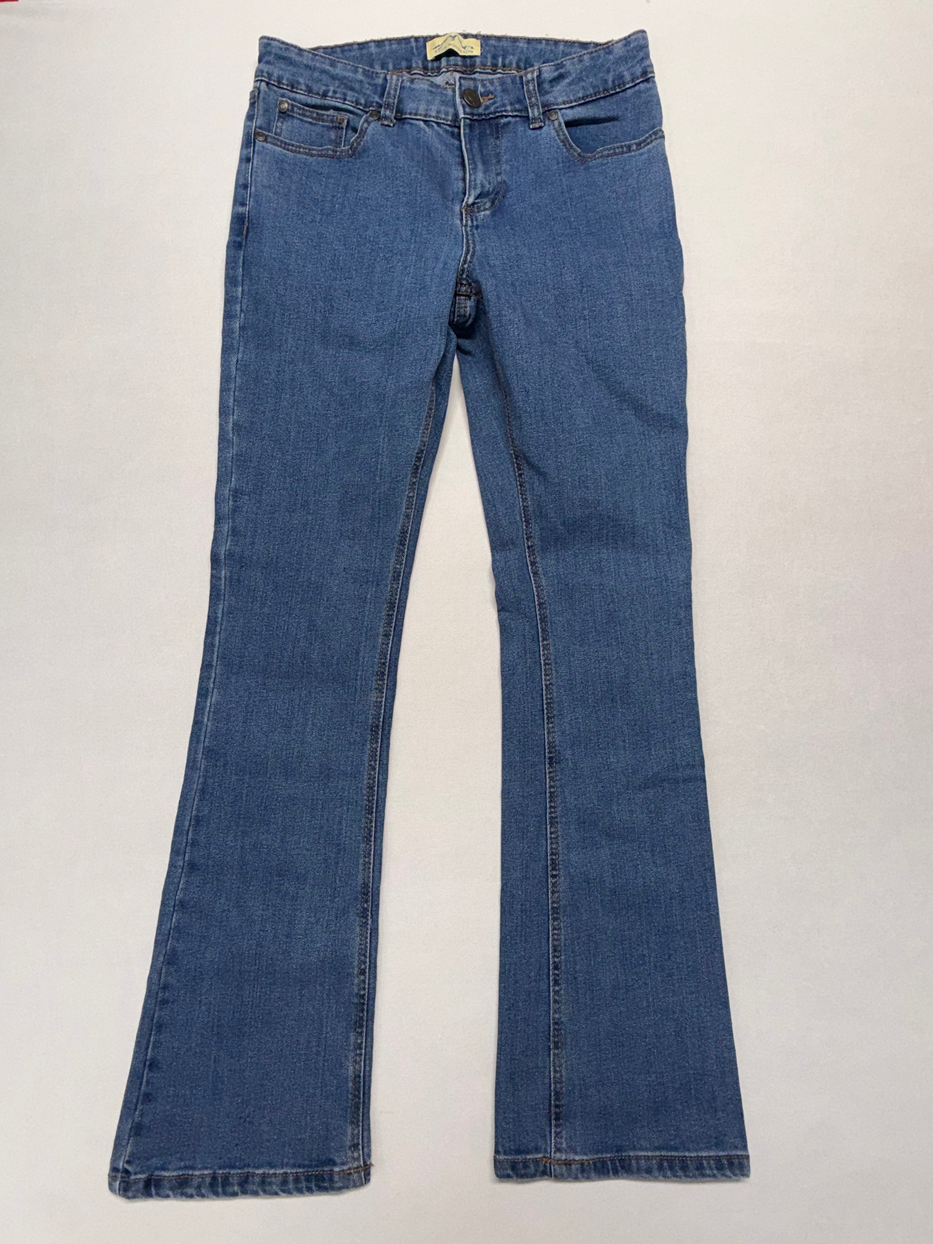 Blue Mountain Women's Jeans Size 4 NEW With Tags Blue Bootcut Straight Denim Pants