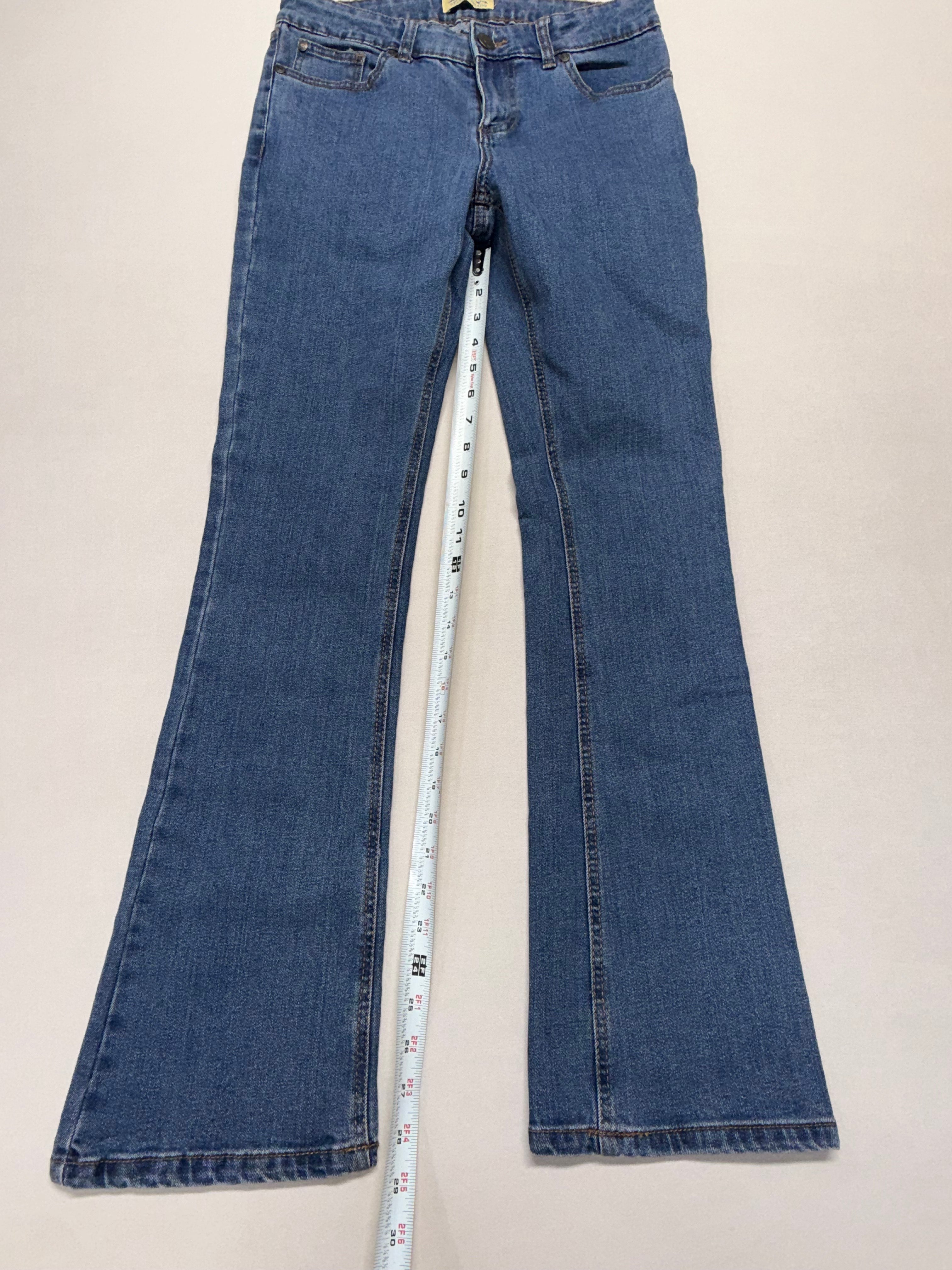 Blue Mountain Women's Jeans Size 4 NEW With Tags Blue Bootcut Straight Denim Pants