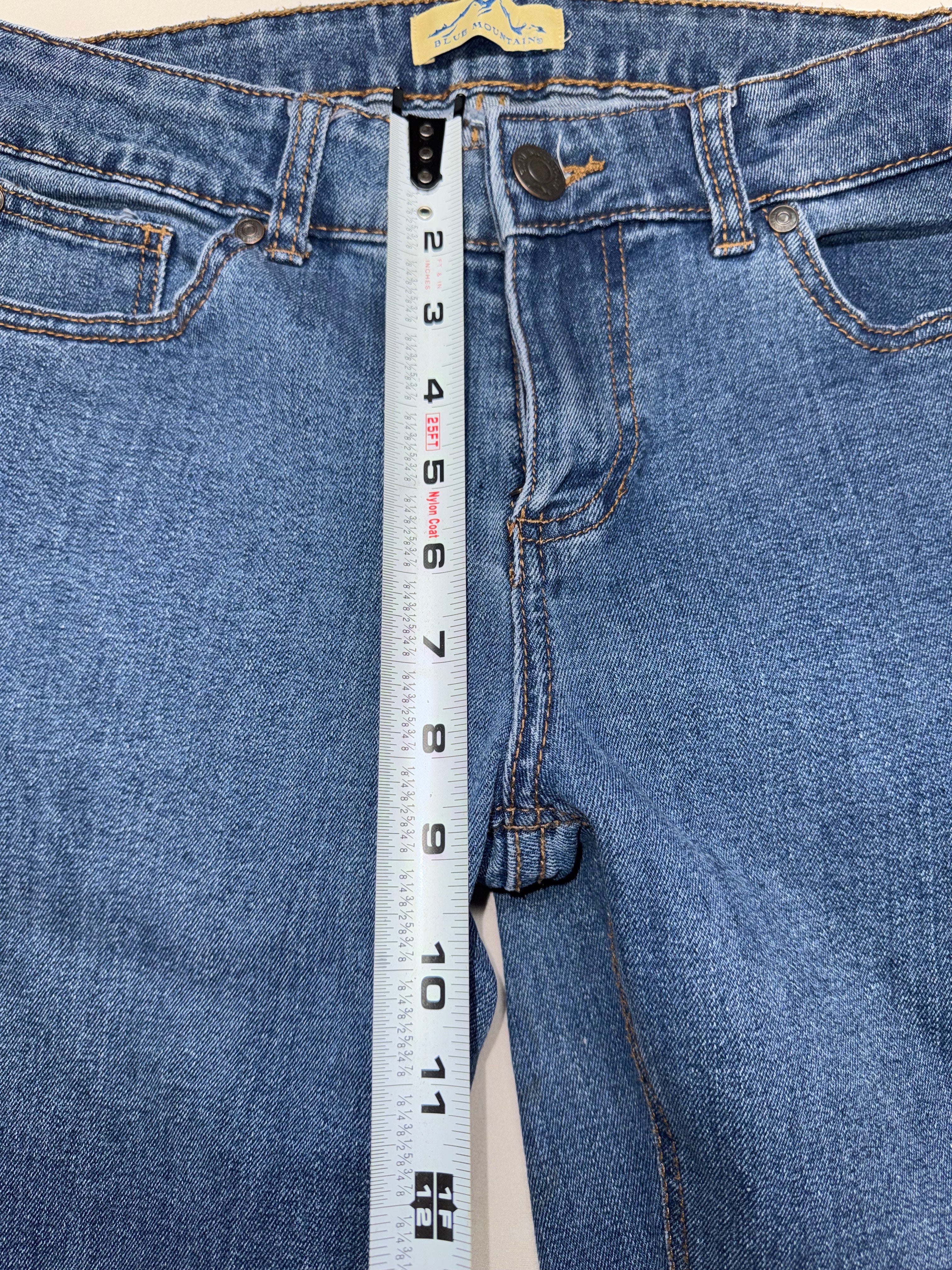 Blue Mountain Women's Jeans Size 4 NEW With Tags Blue Bootcut Straight Denim Pants