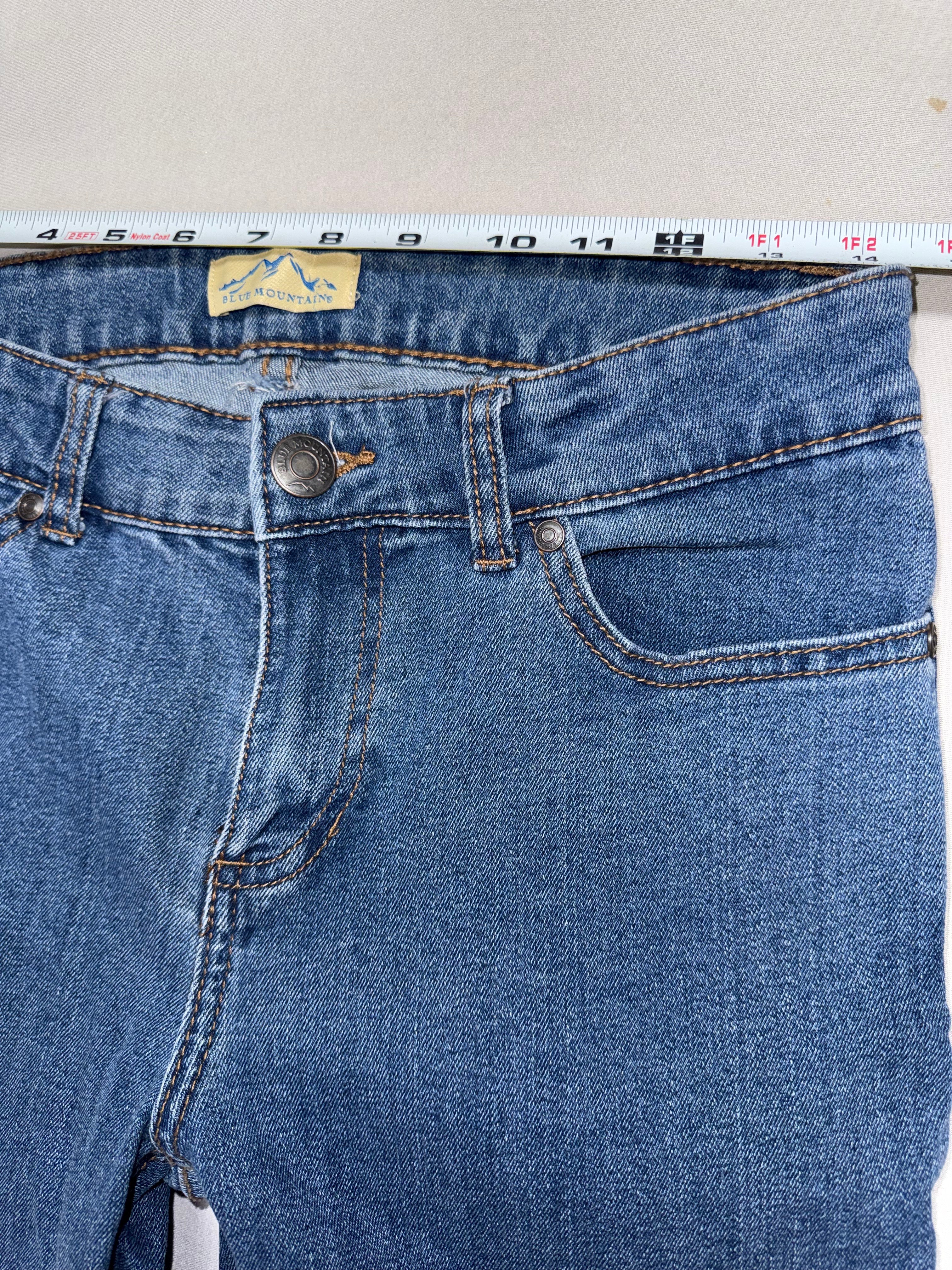 Blue Mountain Women's Jeans Size 4 NEW With Tags Blue Bootcut Straight Denim Pants