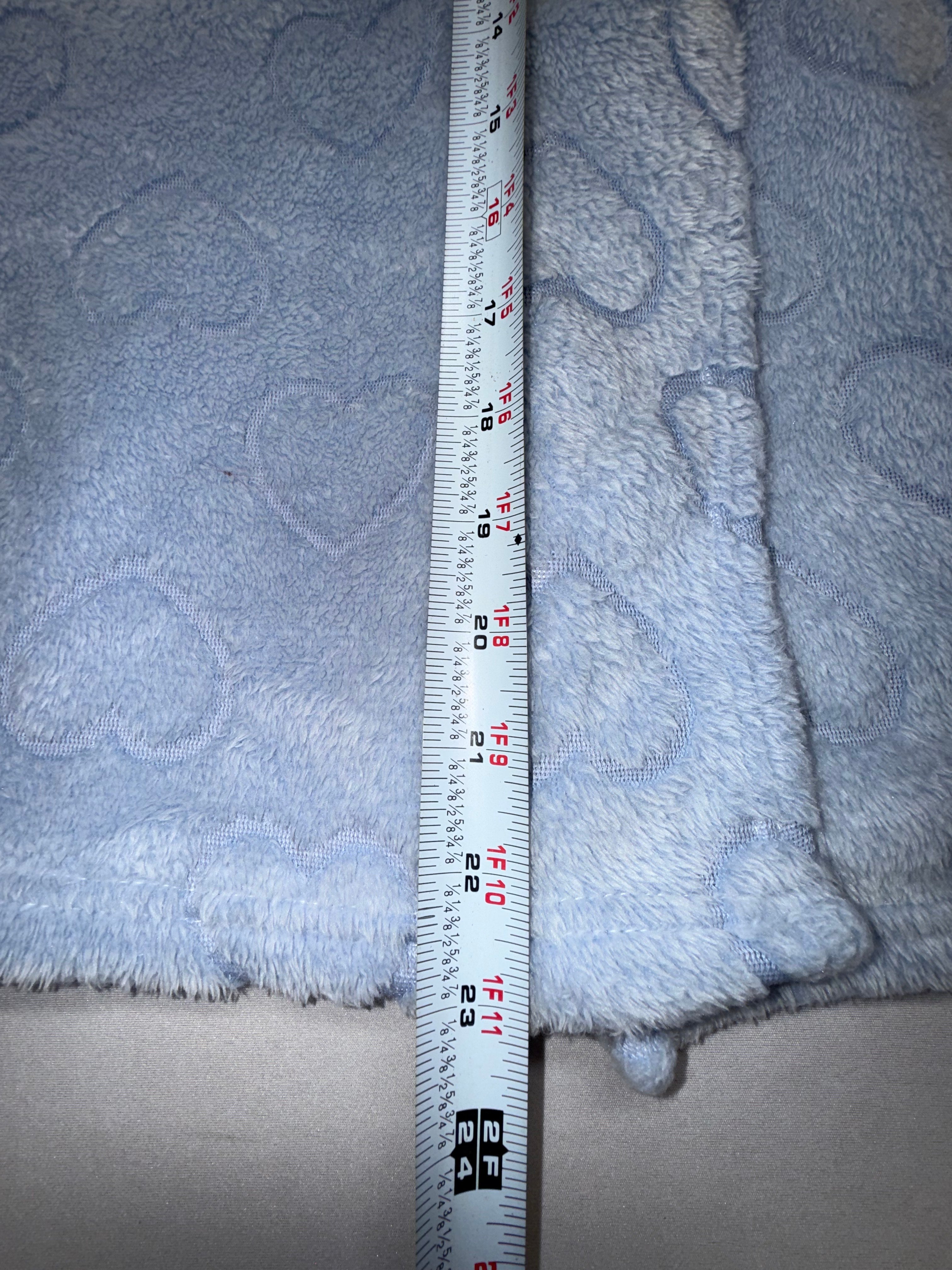 More & More Women's Spa Wrap Towel Gray Heart Plush Bath Wrap One Size Soft Shower Wrap