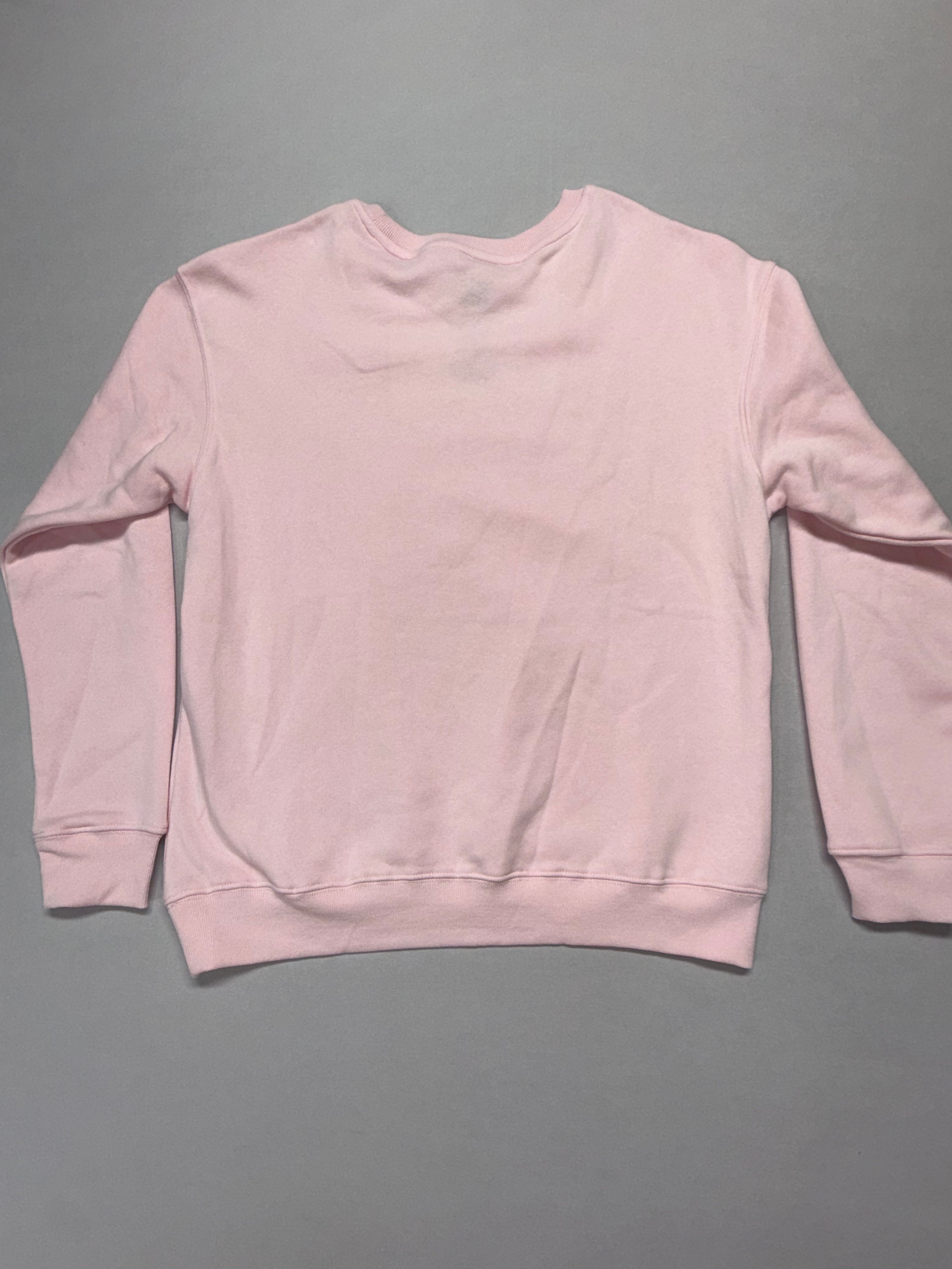 New Grinch Merry Grinchmas Sweatshirt Women's Medium Pink Christmas Graphic Holiday Pullover