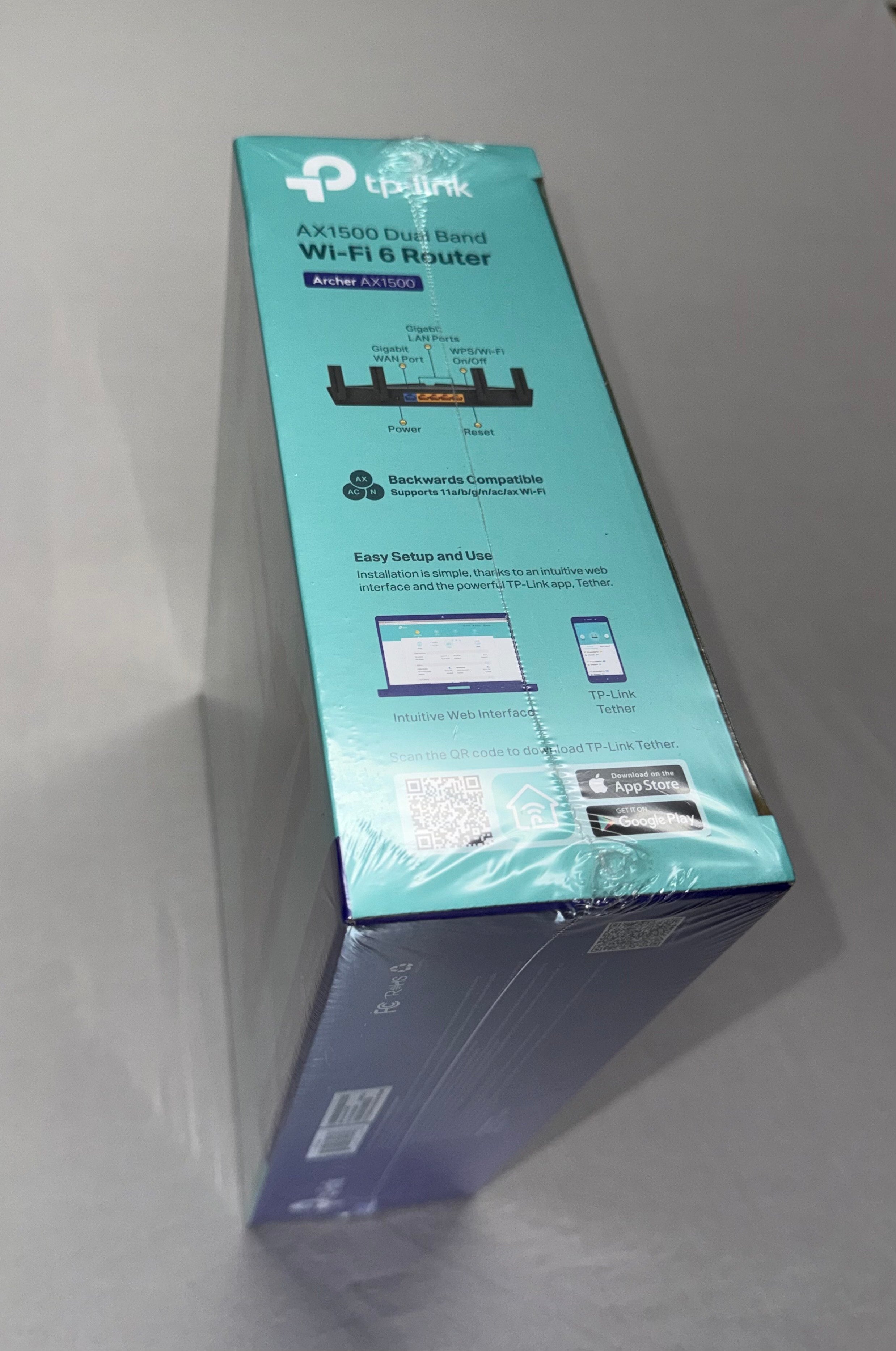 TP-Link Archer AX1500 Wi-Fi 6 Router Dual Band Gigabit Wireless Internet Router NEW Sealed