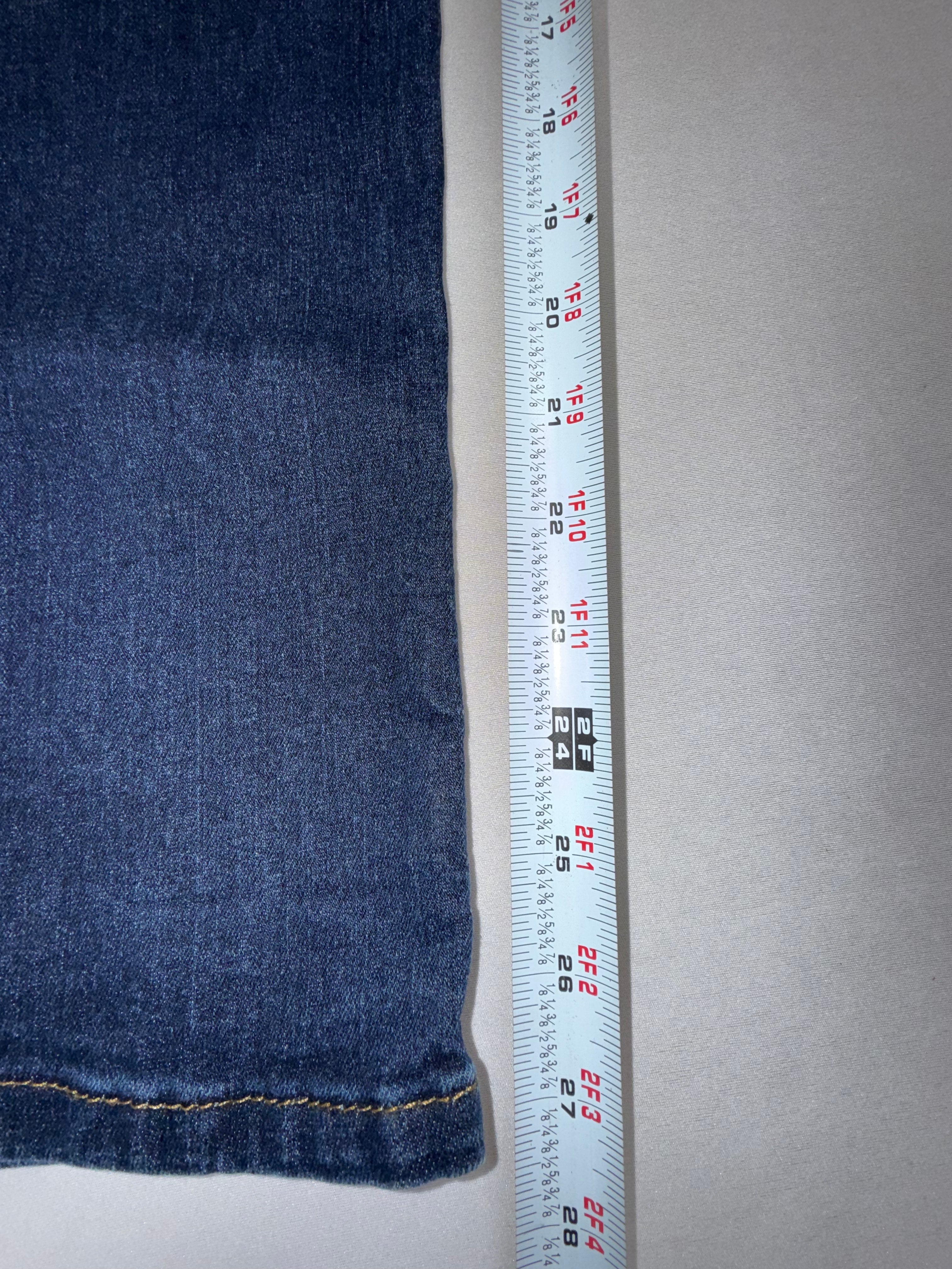 George Slim Fit Jeans Men's 31x30 Dark Wash Straight Leg Denim Pants EUC