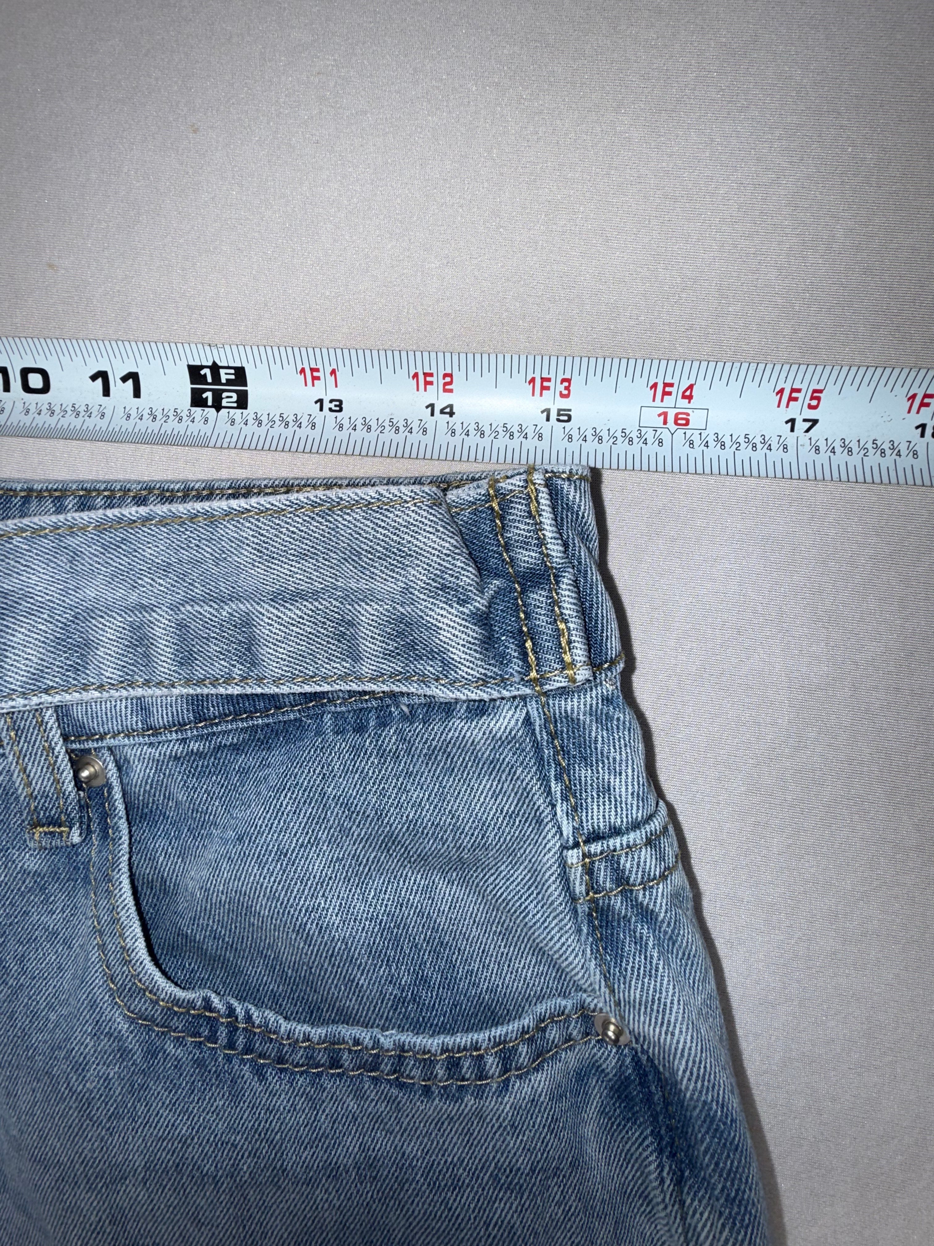 SHEIN Women's Size 30 Blue Denim Jeans Straight Leg High Waist Light Wash Casual Pants