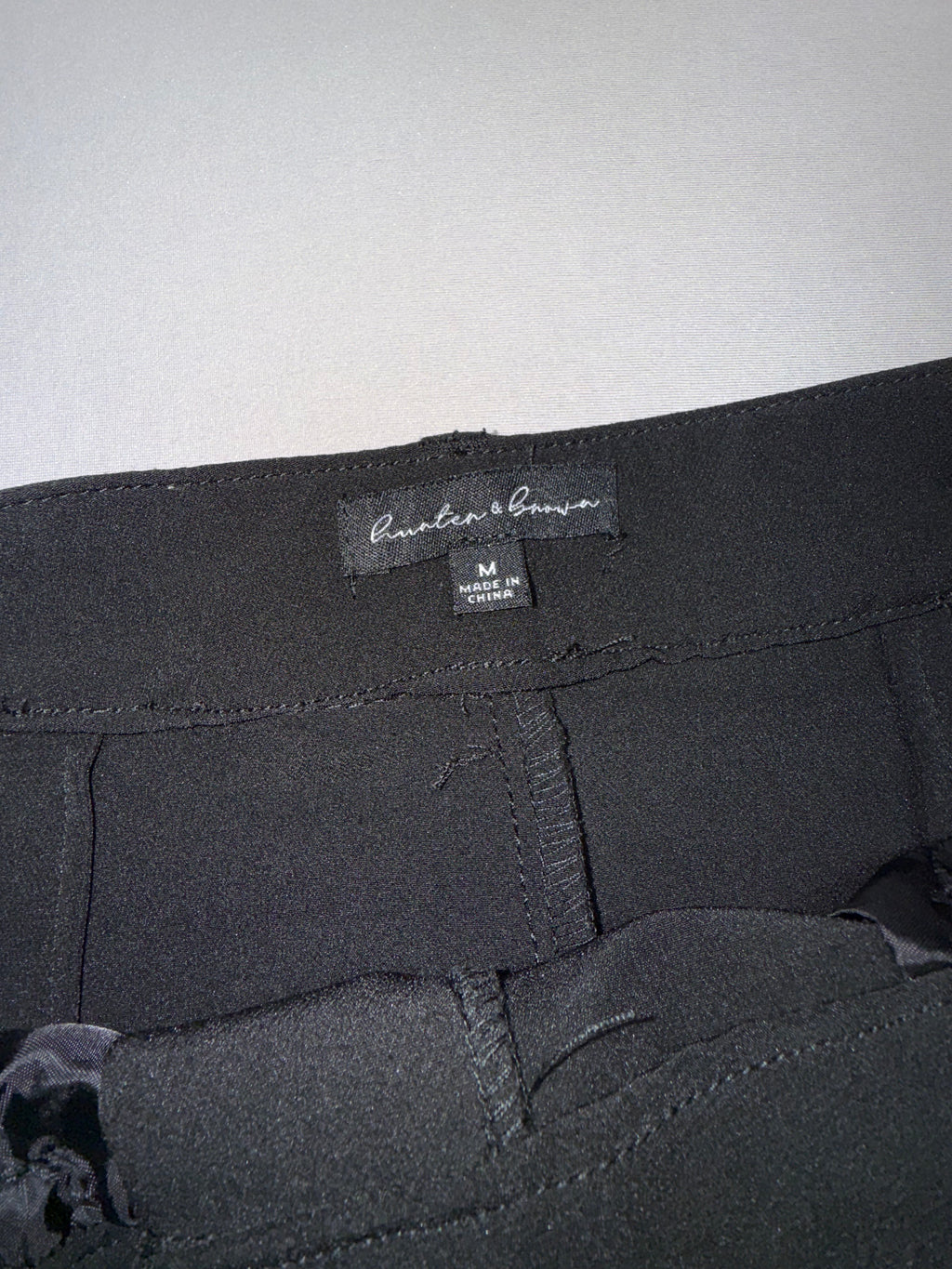 Counterparts Black Dress Pants Women's Medium Straight Leg Work Slacks