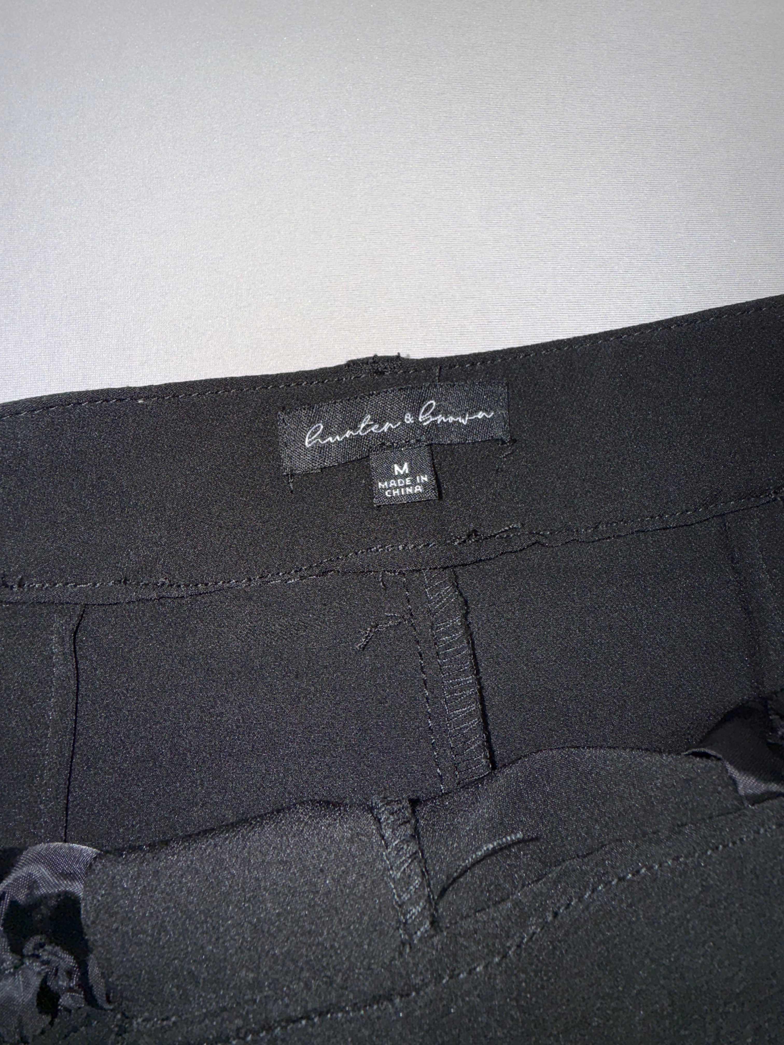 Counterparts Black Dress Pants Women's Medium Straight Leg Work Slacks