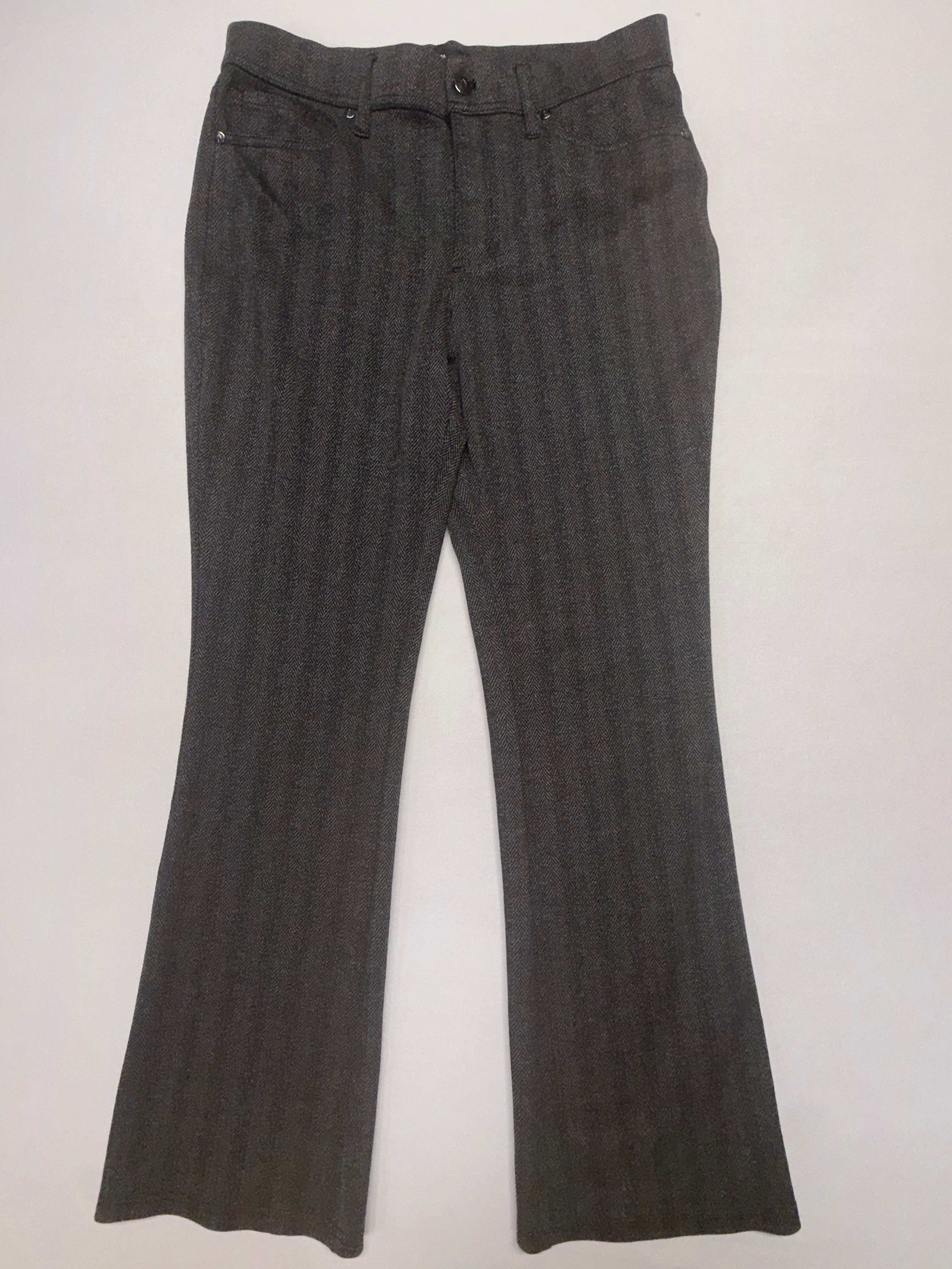 Simply Vera Vera Wang Charcoal Bootcut Pants - Women's Medium - Stretch Knit Dress Pant